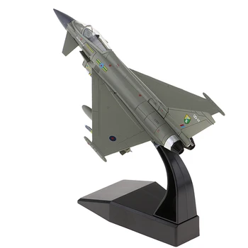 1/72 Metāla Eurofighter Typhoon Lidmašīnas Lidmašīnas Modeli, Rotaļlietas Sakausējuma EF-2000 Cīnītājs Dzimšanas dienas Dāvana