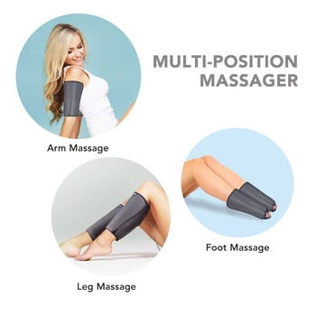Apkures Gaisa Kompresiju Kāju Massager Ceļgalu Teļu Sāpju Elektriskā Lencēm Atbalstu Pilnu Ķermeņa Relaksāciju Veselības Aprūpes Rīki