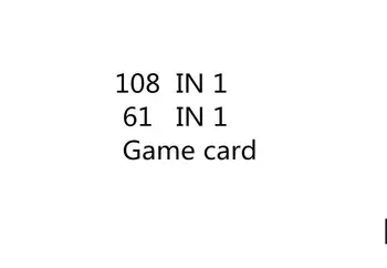 25 gab vairumtirdzniecības 108 1 un 61 in 1 spēles karti ASV Buyber