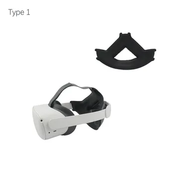 VR Galvas Siksna Spilventiņu Oculus Quest 2 Elite Helmet VR Austiņas Samazināt Galvas Spiediena, Galvas Stiprināšanas Spilvens Putas ar neslīdošu Pamatni