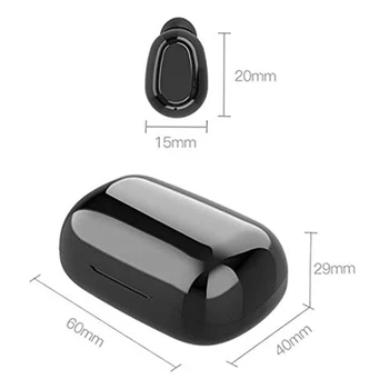 Bluetooth 5.0 Austiņas Bezvadu LED Displejs TWS Stereo Sporta Ūdensizturīgs Stereo Earbuds, Austiņas, Austiņu-Rozā