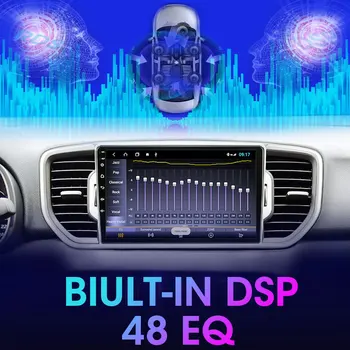 2Din Android 10 Automašīnas Radio Multimediju Video Atskaņotājs KIA Sportage KX5 2016-2018 GPS navigācijas RDS 4G Neto DSP+48EQ IPS 6+128G