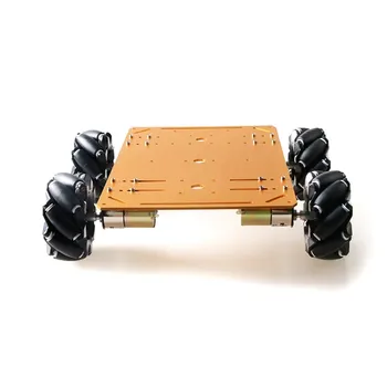 96mm Mecanum Riteņu Auto Šasijas, Komplekta Mecanum Riteņu Robots Ar Liela Izmēra Metāla Paneli, Arduino Mecanum Robots Rotaļlietu DIY CM800