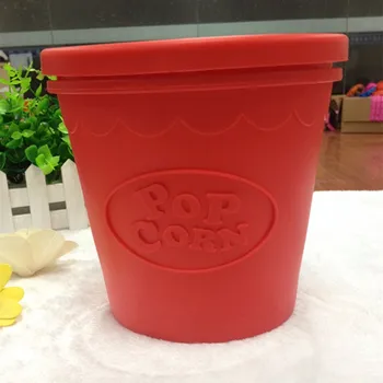Kvalitātes DIY Pārtikas kvalitātes Silikona Salokāms Popkorna Spainis, Mikroviļņu Pop kukurūzas Bļodu Maker Popkorns Cepšanas Rīku