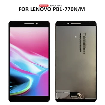 Bezmaksas Piegāde Lenovo Phab Plus PB1-770N PB1-770M PB1-770 Touch Screen Digitizer Stikls Lcd Displejs montāža + Instrumenti