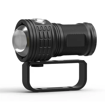 LED Niršanas Lukturīti Zemūdens 80M 11000Lumens COB Pamatfunkcijas Kamera Taktiskais Lukturītis Zils+SARKANS+Balts LED Lanterna Lāpu