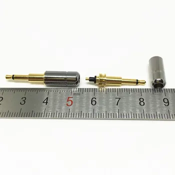 20Pcs Jaunā Vara Mini 2.5 mm Mono Jack Male Audio Spraudni Lodēšanas Kabeļa Adapteris Savienojuma DIY Audio Savienotāji