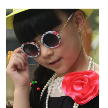 2020 Bērniem, Saulesbrilles Zēniem, Bērniem, Apaļas, Saules Brilles Meitenēm Bērnu Brilles Briļļu Bērnu Retro Anti-uv Atdzist 6Color infantil