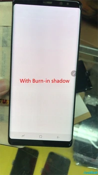 Samsung Galaxy Note 8 N950FD N950U Burn-Ēnu Lcd Displejs, Touch Screen Digitizer Montāža 6.3