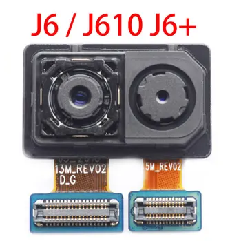 Atpakaļskata Kamera Samsung GALAXY J6+ J610 J610F SM-J610F/DS Atpakaļ Kameras Modulis Rezerves Daļas