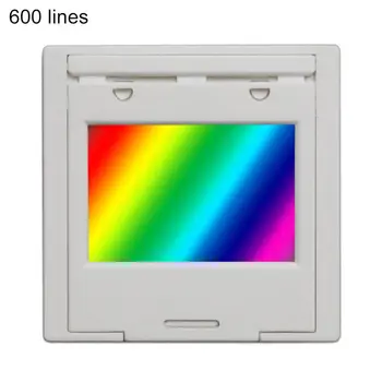 Trasmission Difrakcijas Režģis 50/100/300/600 līnijas Spektrofotometrs, Optiskie