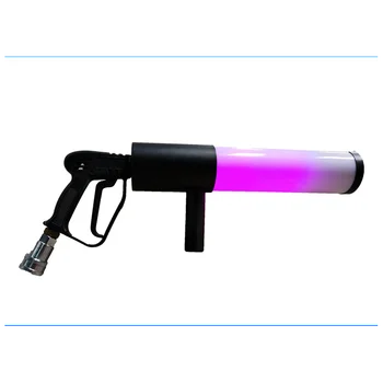 Karstā pārdošanas Oglekļa dioksīda gāzes kolonnā pistoli ar RGB led diskotēka dj pun kāzu puse, LED efekts iekārtu LED CO2 DJ gāzes Pistoli