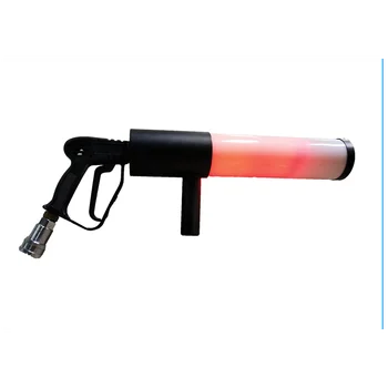 Karstā pārdošanas Oglekļa dioksīda gāzes kolonnā pistoli ar RGB led diskotēka dj pun kāzu puse, LED efekts iekārtu LED CO2 DJ gāzes Pistoli