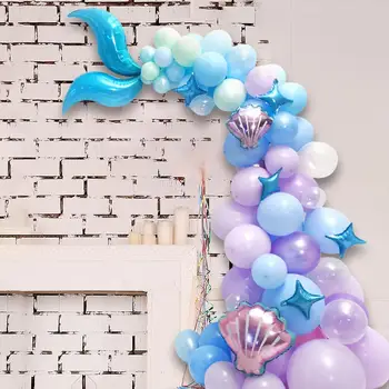 87PCS Nāru Astes Balonu Vainags Komplekts Lateksa Balonu Nāru Tēmu Puse Piegādēm, Kāzu Dekorācijas, Dzimšanas dienas svinības