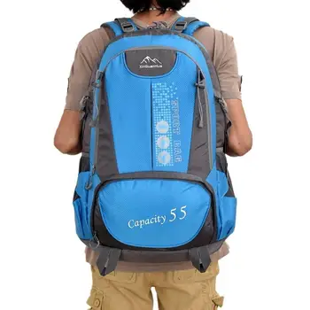 Unisex vīriešu mugursoma travel pack sporta soma pack 65L ūdensizturīgs Āra Alpīnisma Kāpšanas Pārgājieni, Kempings mugursoma vīrietis