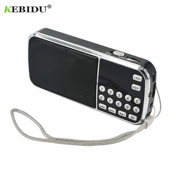 Kebidu L-088 Modes Mini HIFI Skaļruņu Portatīvo MP3 Audio Mūzikas Atskaņotājs Lukturīti Pastiprinātājs Micro SD, TF, FM Radio, Lukturītis