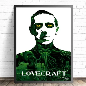Lovecraft Plakātu HD Drukāt Mūsdienu Mājas Apdare Kanvas Glezna viesistabā Sienas Mākslas Bezrāmju