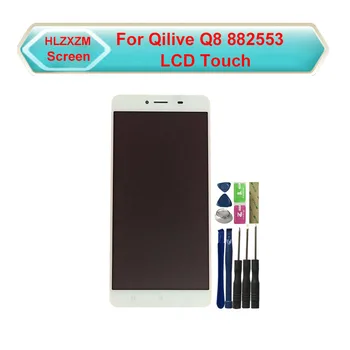 Par Qilive Q8 882553 LCD Displejs Ar Touch Screen Digitizer Montāža Nomaiņa Ar Tools+3M Uzlīme