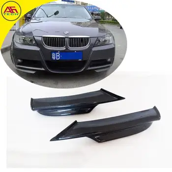 Oglekļa šķiedras M-tech stila priekšējā bufera lūpu priekšgalu zoda priekšauti automašīnas priekšējo buferi sadalītāji BMW 3. sērijas E90 M-tech 05-08