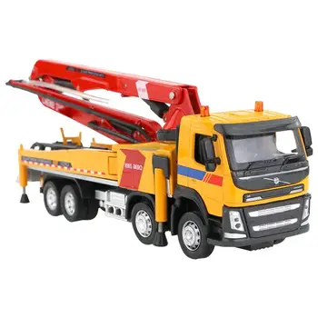 Labākā pārdošanas 1:50 betona maisīšanas kravas automašīnu sakausējuma modeli,bērnu izglītības skaņas un gaismas rotaļu automašīnu,bezmaksas piegāde