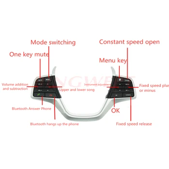 Par Hyundai Elantra 1.6 l Automašīnas Bluetooth Pogas Kontroles Apjoms kanāls Tālruni, Kruīza Kontrole 