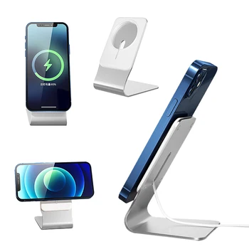 Jaunā Tālruņa Turētājs Magsaf Par IPhone12 /Pro/Mini/Pro Max Tālruņa Statīvs Turētājs Magnētisko Bezvadu Lādētāju Bāzes Desk Phone Stāv