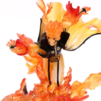 Anime Naruto Shippuden Uzumaki Naruto Kurama Rikudousennin Modo Rikudo Sennin Rasengan PVC Rīcības Attēls Modelis Rotaļlietas Lelle Dāvanu