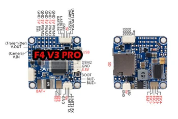 F4 betaflight F4 Pro V3 vuelo Placa de controlador incorporado OSD barómetro para FPV Quadcopter