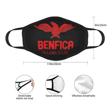 Sl Benfica Sarkano Anti Putekļu Atkārtoti Diy Sejas Maska Benfica Sl Benfica Slb Benfica 1904 Benfiquista Futebol Futbola Futbols