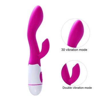 30 Ātruma Dubulta Vibrācijas G spot klitora stimulators dildo vibrators Seksa Rotaļlietas, lai Sieviete masturbator vibrador feminino sexe