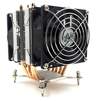 CPU Dzesētājs Dzesēšanas Ventilators AMD 1155 1366 Vispārējās 6 Siltuma Caurules, CPU Ventilators Temperatūras Kontrole 3-Pin Dubultā Vēja Streamer
