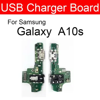 Usb Uzlādes Ligzda Ostas Valdes Samsung Galaxy A10s SM-A107FD A107FD Usb Lādētāja Savienotājs Modulis USB Lādētāju Valdes Nomaiņu