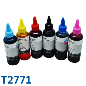 T277 T2771 Lielisku Taras CISS Tintes Uzpilde Tintes Printera Epson Expression Premium XP-850 XP-950 XP-860 XP-960 Printeri Tintes