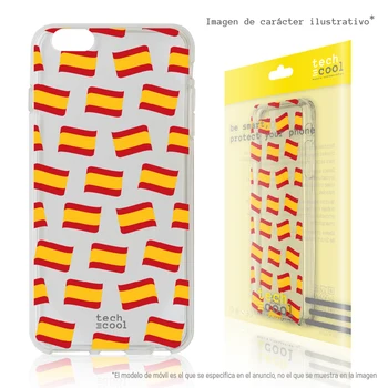FunnyTech®Silikona Case for Iphone 11 l Mini karogi Spānija