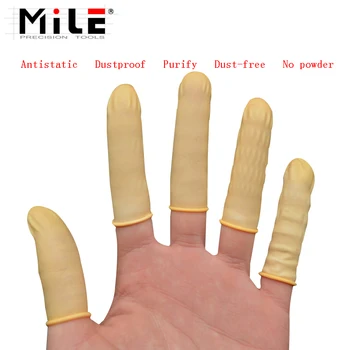 JŪDZI Vienreizējās lietošanas Anti Static Gumijas Lateksa Pirksta Gultiņas Uzacu Pagarināšanu Cimdi Praktiski Pie Skropstu pieaudzēšanas Instrumentu Piederumi