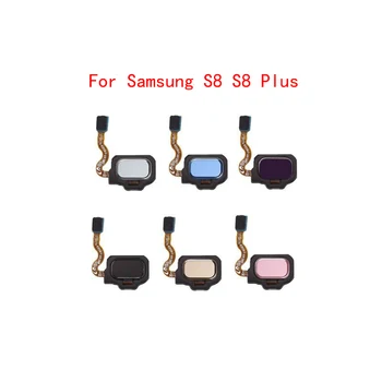 Samsung Galaxy S8 + S9 Plus G950 G955 G960 G965 Touch ID pirkstu Nospiedumu Sensors Mājās Atgriešanās Taustiņu Pogas Flex
