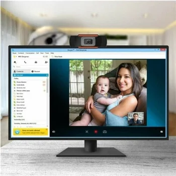 HD 1080p 60fps Webcam DATORU, Mini USB 2.0, Web Kamera Ar Mikrofonu, USB Datora Kameru Tiešraidi Webcam 1080P/480P
