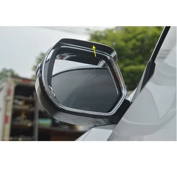 Auto stick apsildāmi Atpakaļskata Sānu stikls, Spogulis melns, rāmis Lietus Vairogs saulessarga Ēnā uzacu ABS 2gab Honda CRV CR-V 2017 2018