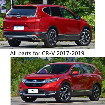 Auto stick apsildāmi Atpakaļskata Sānu stikls, Spogulis melns, rāmis Lietus Vairogs saulessarga Ēnā uzacu ABS 2gab Honda CRV CR-V 2017 2018