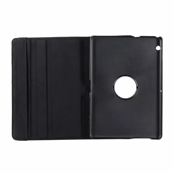 Jaunu PU Ādas Aizsardzības Tablete uz Lietu 360 Rotējoša Flip Stends, Huawei MediaPad T5 10 DOM668