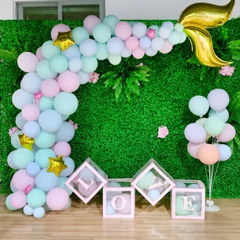106pcs Sirēna Puse Balonu Vainags Arku Komplekts Baby Dušas Rotājumi Meitenes Dzimšanas dienas ballīti Rotājumus Bērniem Līgava Kāzu Dekori