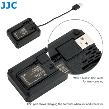 JJC Dual USB Akumulatora Lādētājs Fujifilm NP-95 NP95 Ricoh DB-90 Baterijas Kamera Fuji XF10 X100T X100S X100 Aizstāj BC-65N