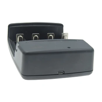 4 slots Smart USB Akumulatora Lādētājs atkārtoti Uzlādējams C D SC AA AAA AAAA 1,2 V NiMh NiCd 1,5 V Sārma bateriju lādētāju
