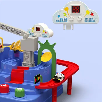 Bērnu Spīd Izglītības dzelzceļa Vagonu Rotaļlietas, Eco-friendly Baby Piedzīvojumu Rotaļu Auto Macaron Krāsu, Galda Spēles, Zēns un Meitene Puzzle Rotaļlietas 2020