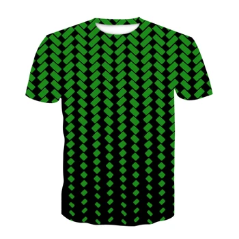 Jaunu Personalizēto Pleds T-krekls Vasaras Vīriešu T-krekls Vīriešu Gadījuma Top 3DT-Krekli Modes O-veida Kakla Krekls, Liela Izmēra Streetwear