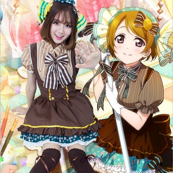 Anime Patīk Dzīvot Nico Yazawa Kotori Minami Maki Tojo Ellie Rin Konfektes Meitene Japāņu Vienotu Princese Lolita Kleita Cosplay Kostīms