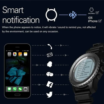 S968 Smartwatch, Vīriešu Bluetooth Skatīties Smart Skatīties Atbalsts, GPS, Gaisa Spiediena, Zvans, Sirds Ātrums, Sporta Skatīties | Viedo Rokas Pulksteņu S