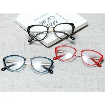 Luksusa Zīmolu Briļļu Rāmji, Kaķu Acu Sieviešu Brilles Rāmis Jauns Moderns Pārredzamu Briļļu Rāmis Datoru Brilles oculos